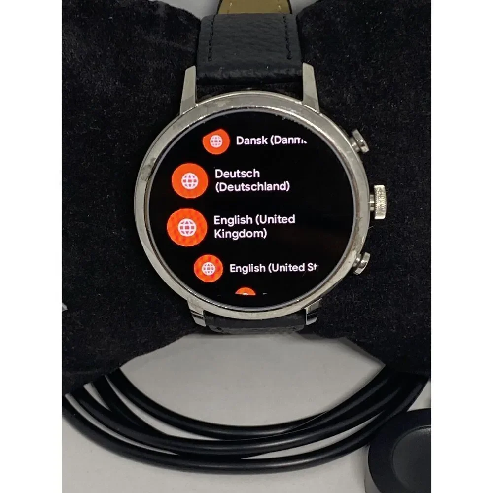 Fossil Gen 4 Authentic Digital Dial Smart Watch Custom Band FTW6017 AB199
